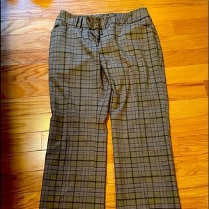 MICHAEL KORS brown plaid pants. Like new size 8
